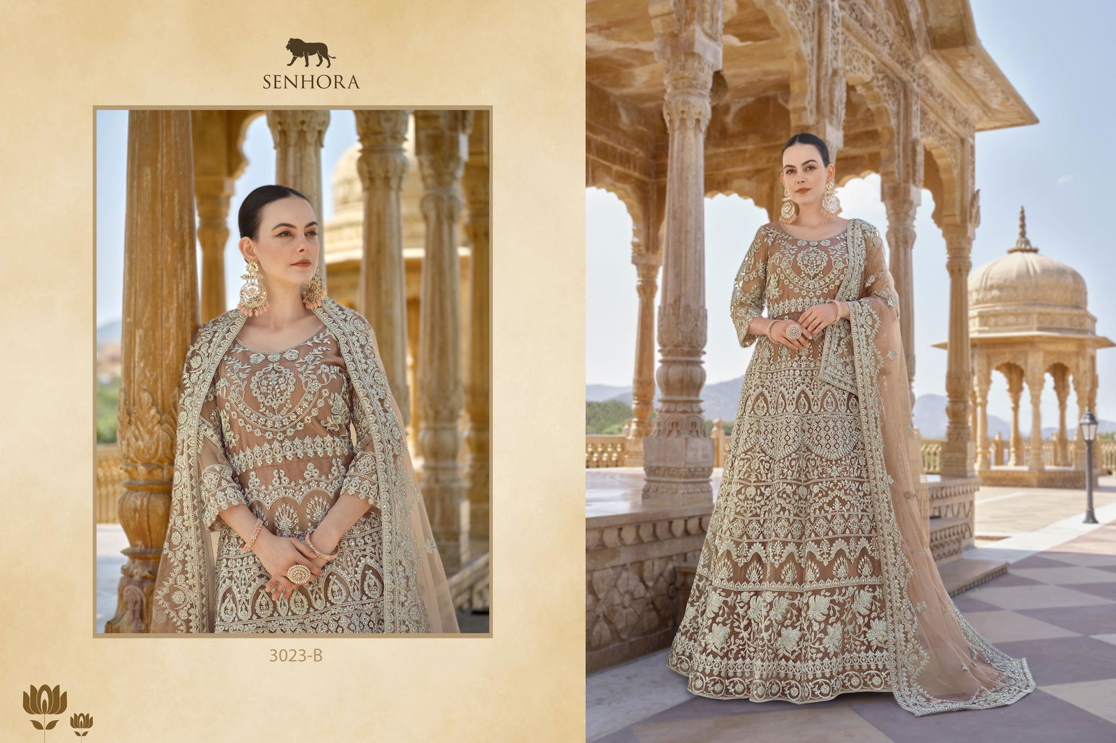 Twisha By Senhora 3023 A To D Heavy Anarkali Wedding Salwar Suits Wholesale Shop In Surat